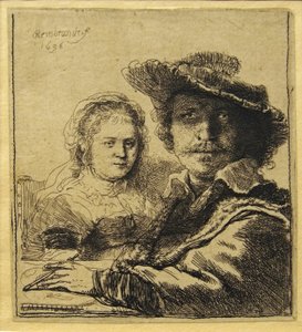 Autoritratto con Saskia da Rembrandt van Rijn